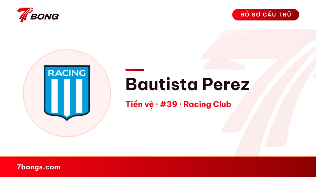 Bautista Perez — Racing Club