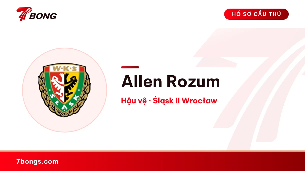 Allen  Rozum — Śląsk II Wrocław