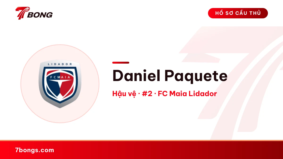 Daniel Paquete — FC Maia Lidador