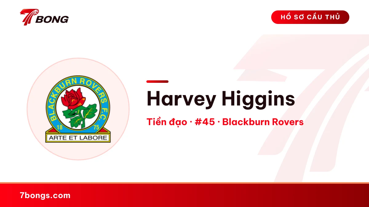 Harvey Higgins — Blackburn Rovers