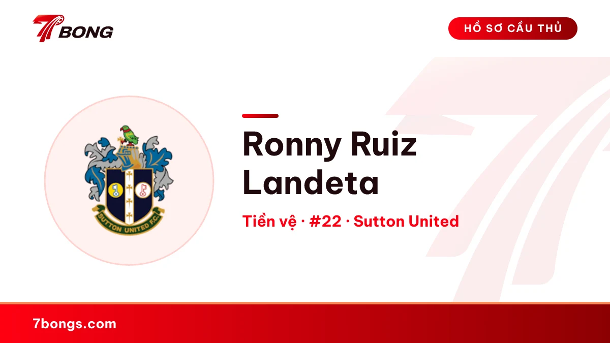 Ronny Ruiz Landeta — Sutton United