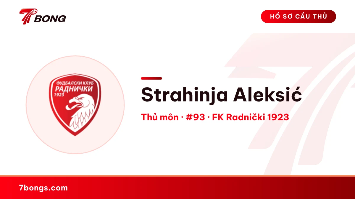 Strahinja Aleksić — FK Radnički 1923