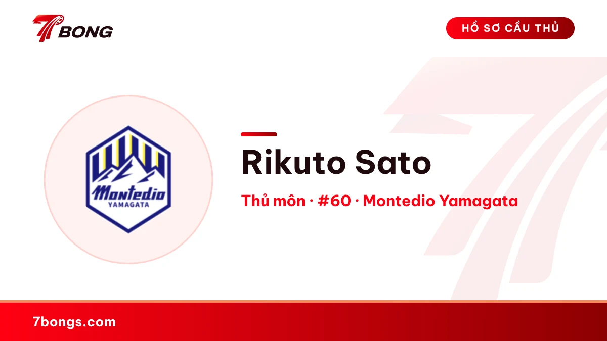 Rikuto Sato — Montedio Yamagata