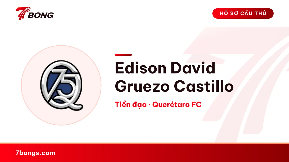 Edison David Gruezo Castillo — Querétaro FC