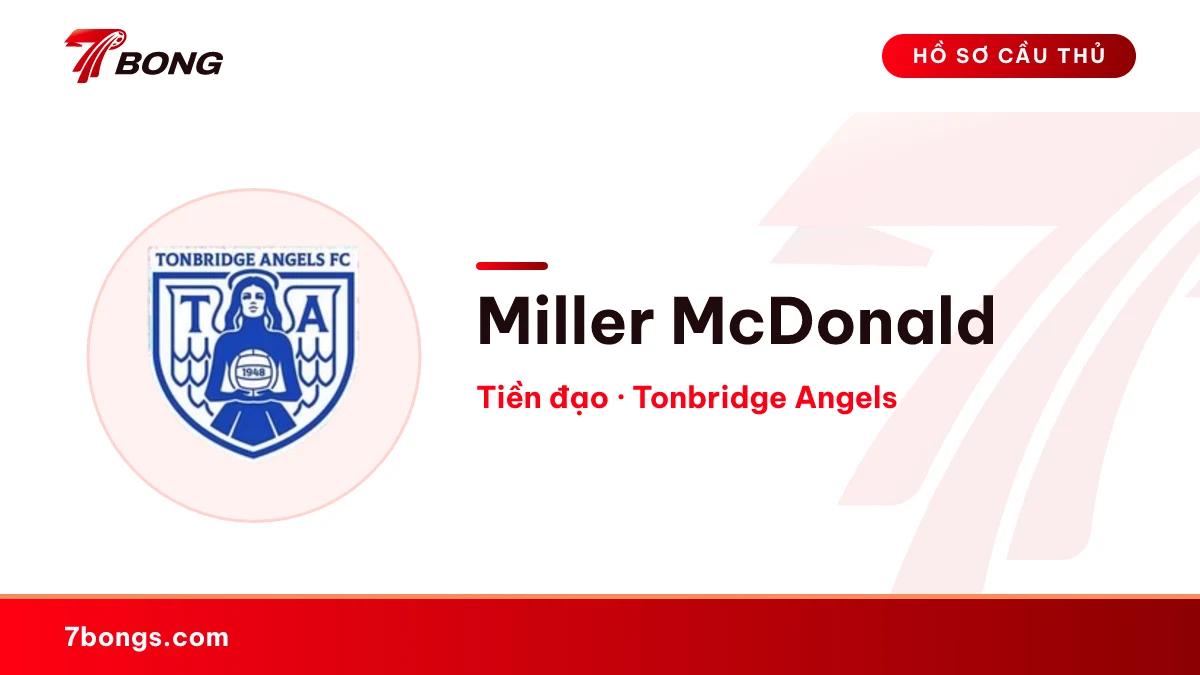 Miller McDonald — Tonbridge Angels