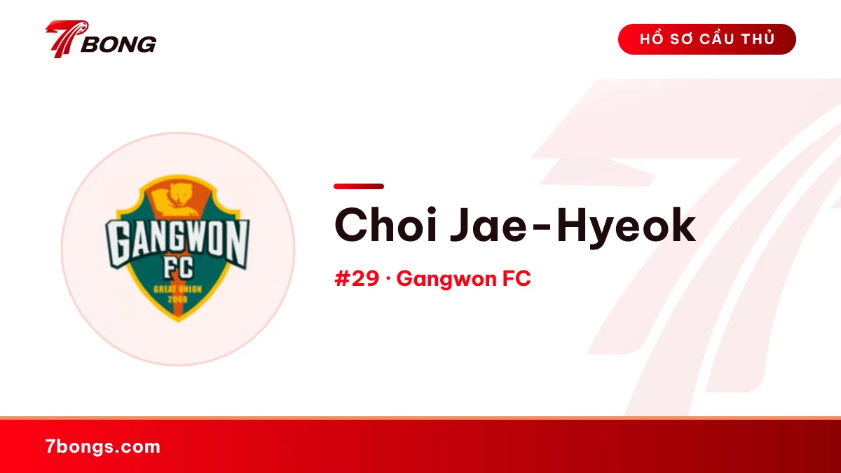 Choi Jae-Hyeok — Gangwon FC