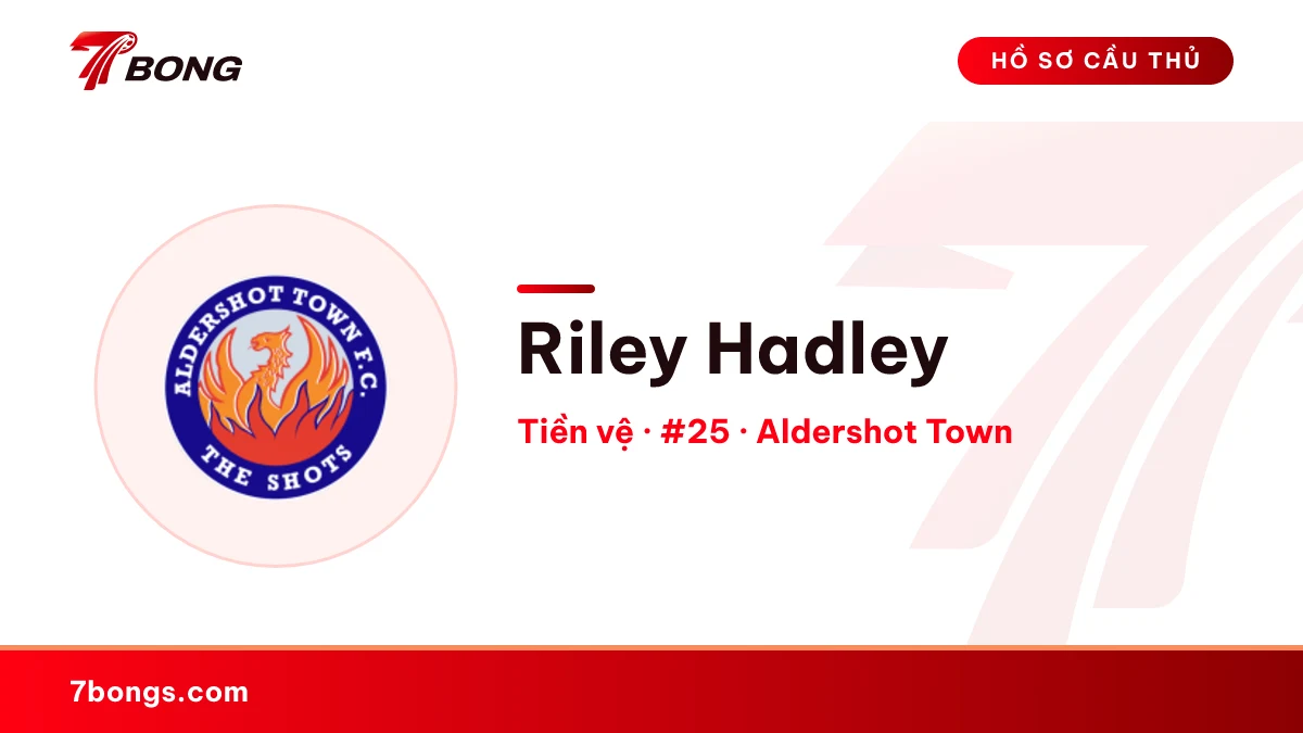Riley Hadley — Aldershot Town