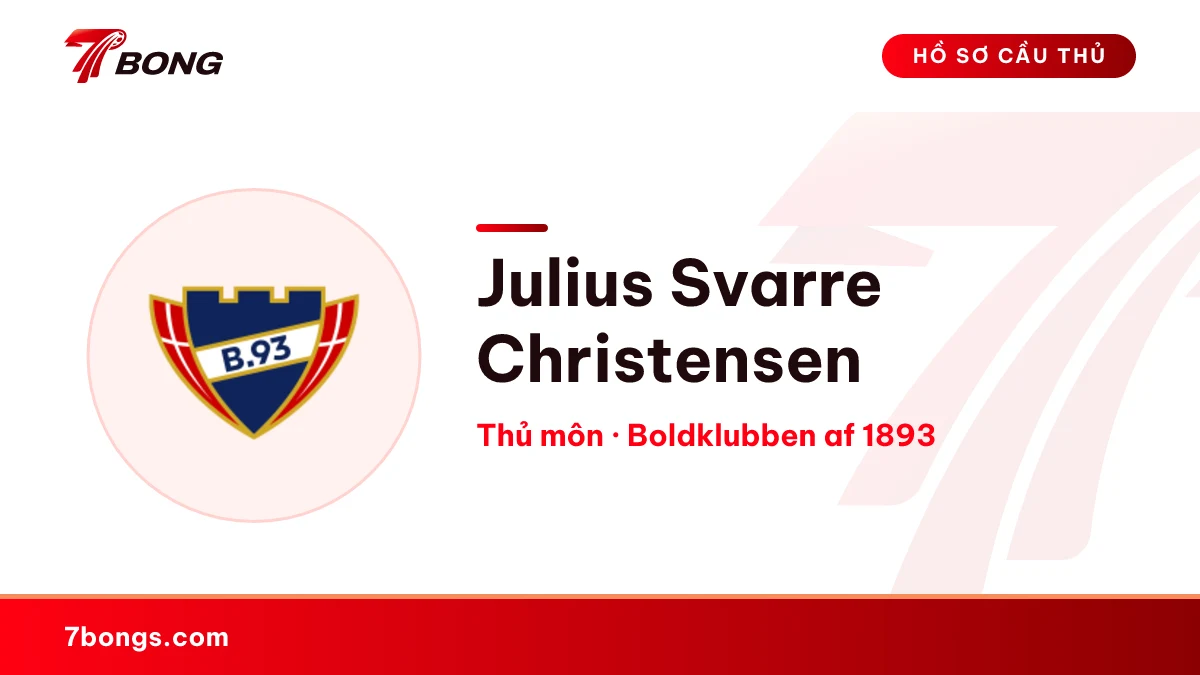 Julius Svarre Christensen — Boldklubben af 1893