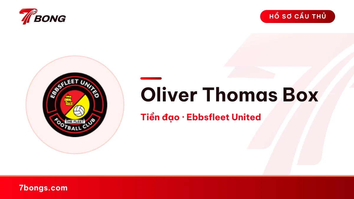 Oliver Thomas Box — Ebbsfleet United