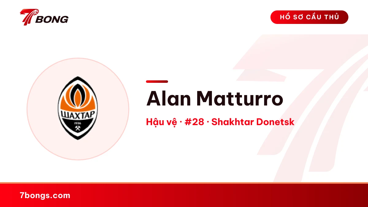 Alan Matturro — Shakhtar Donetsk