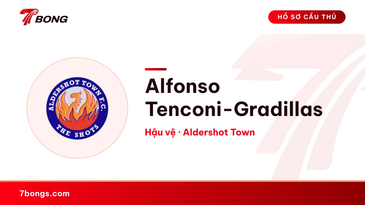 Alfonso Tenconi-Gradillas — Aldershot Town