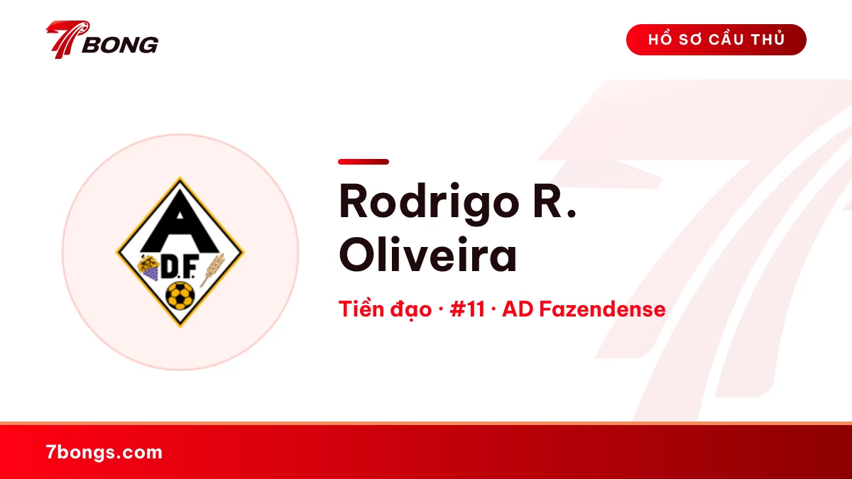 Rodrigo R. Oliveira — AD Fazendense