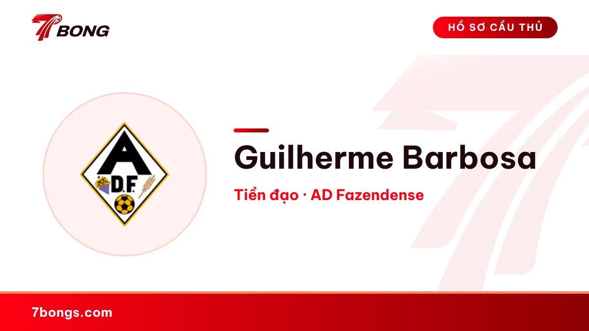 Guilherme Barbosa — AD Fazendense