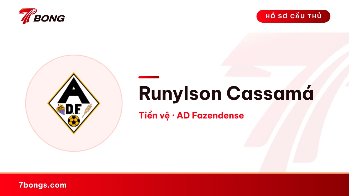 Runylson Cassamá — AD Fazendense