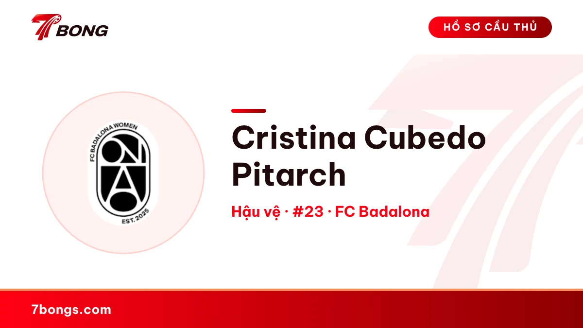 Cristina Cubedo Pitarch — FC Badalona