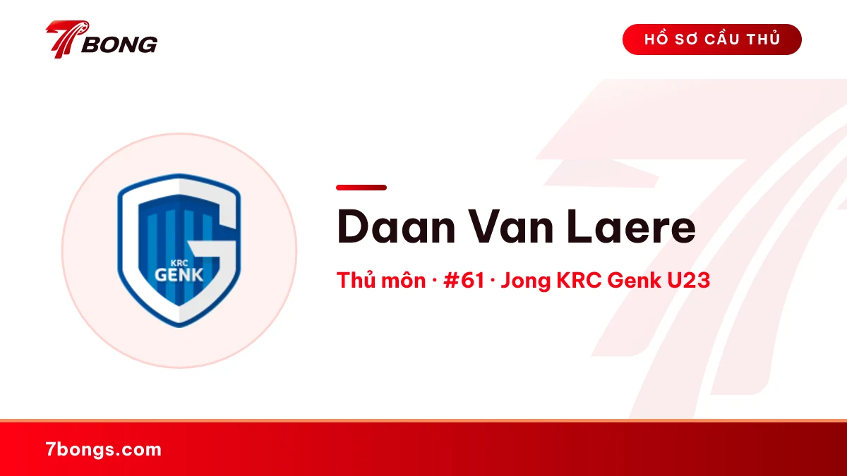 Daan Van Laere — Jong KRC Genk U23