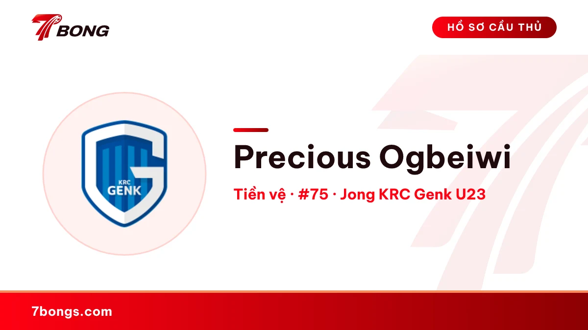 Precious Ogbeiwi — Jong KRC Genk U23