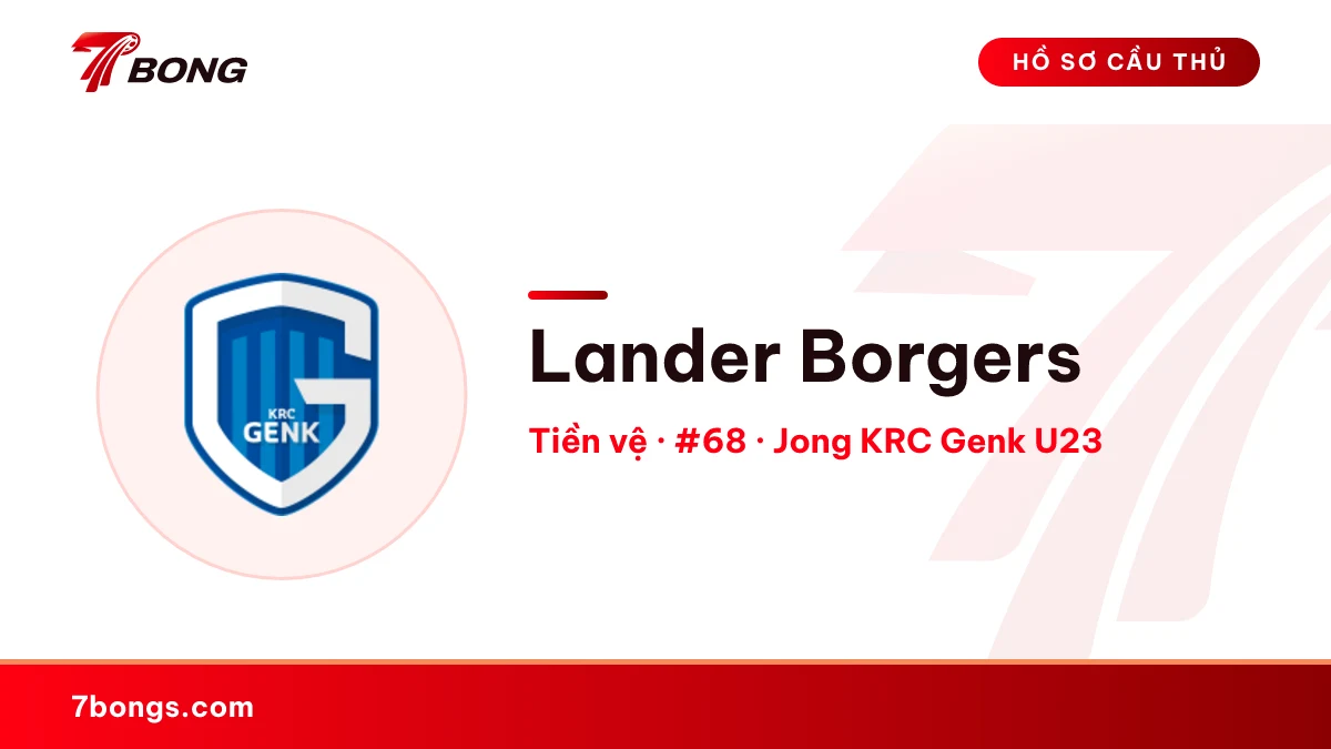 Lander Borgers — Jong KRC Genk U23