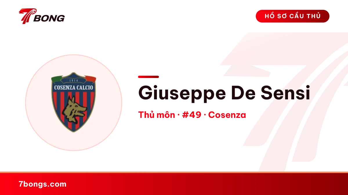 Giuseppe De Sensi — Cosenza