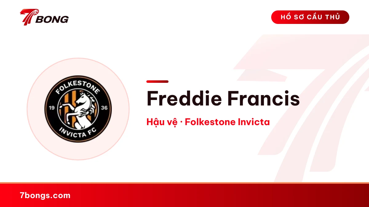 Freddie Francis — Folkestone Invicta
