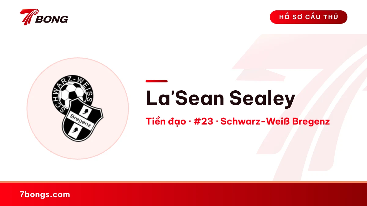 La'Sean Sealey — Schwarz-Weiß Bregenz