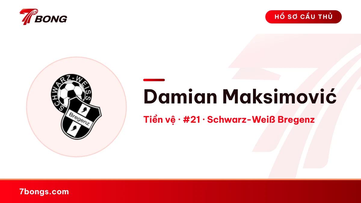 Damian Maksimović — Schwarz-Weiß Bregenz