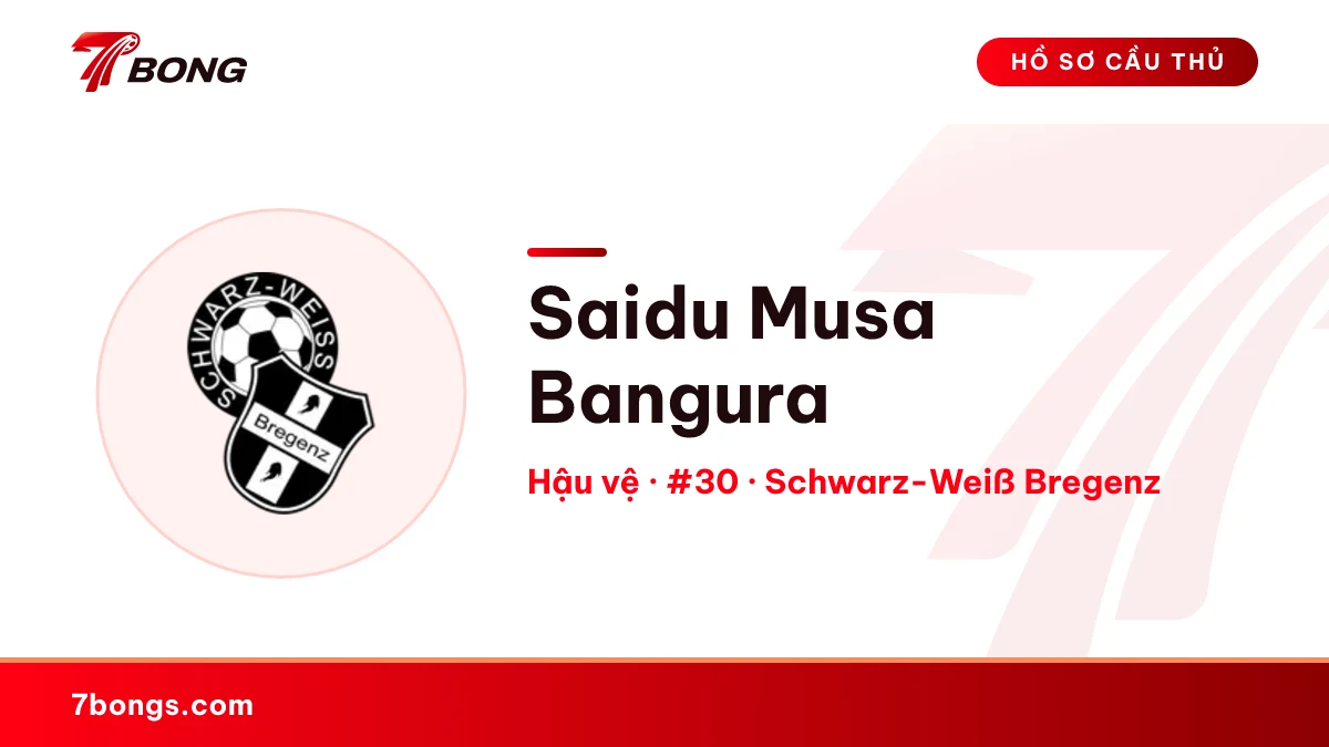 Saidu Musa Bangura — Schwarz-Weiß Bregenz