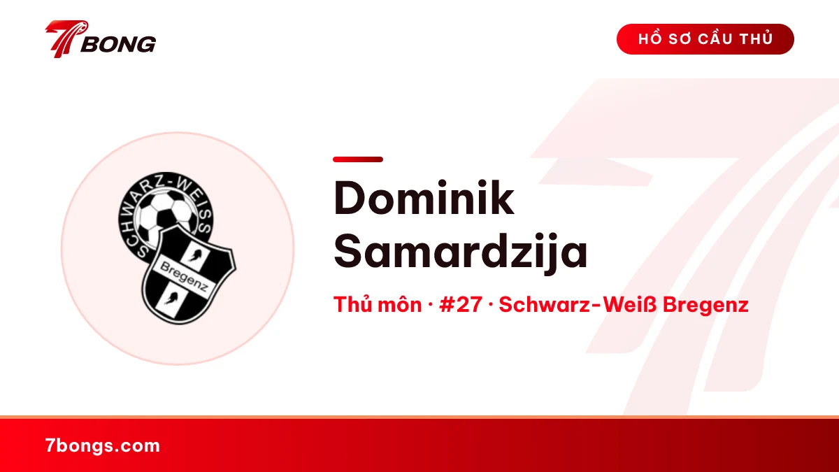 Dominik Samardzija — Schwarz-Weiß Bregenz