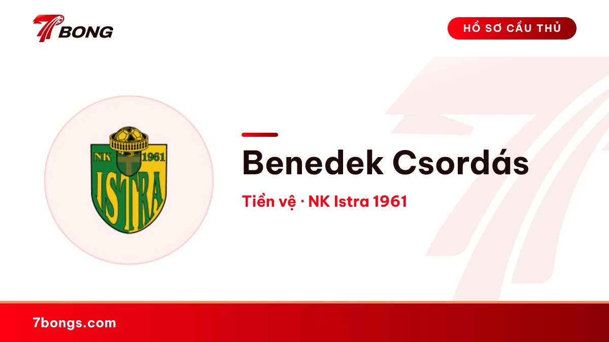 Benedek Csordás — NK Istra 1961