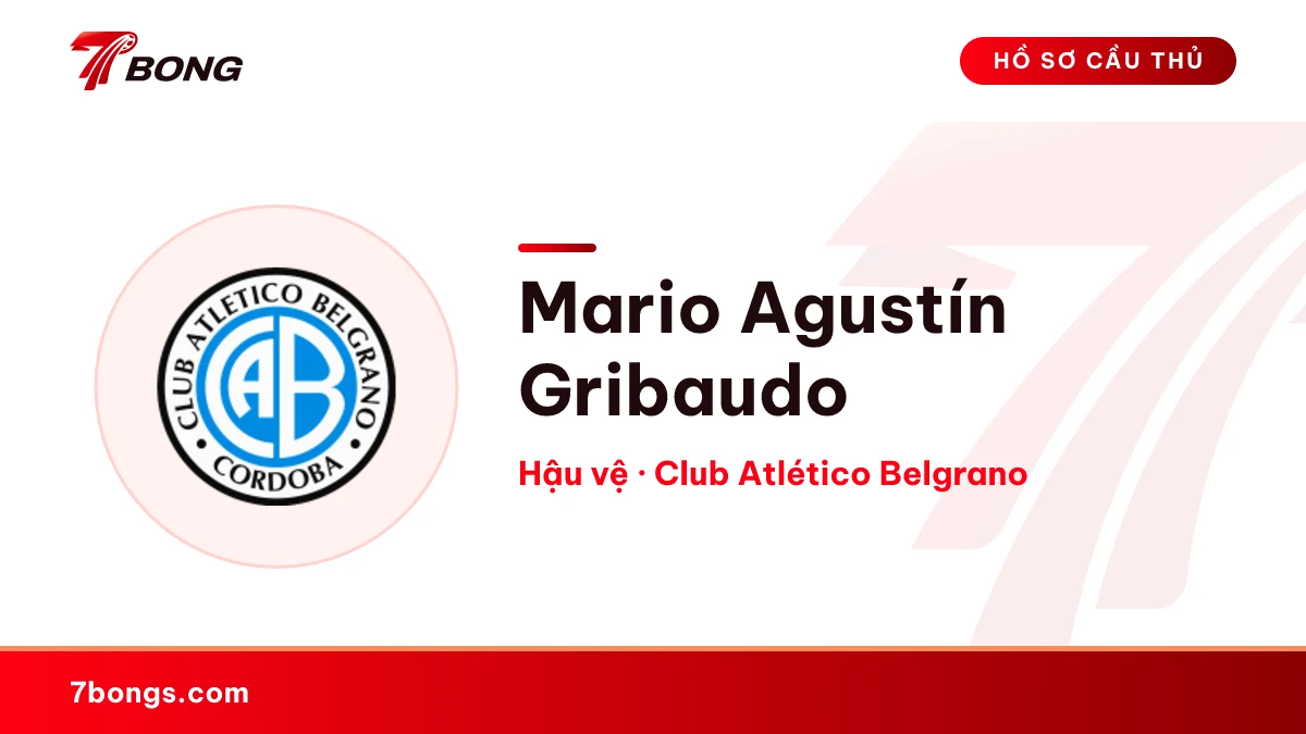 Mario Agustín Gribaudo — Club Atlético Belgrano