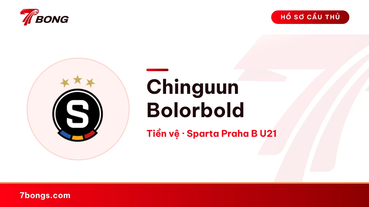 Chinguun Bolorbold — Sparta Praha B U21