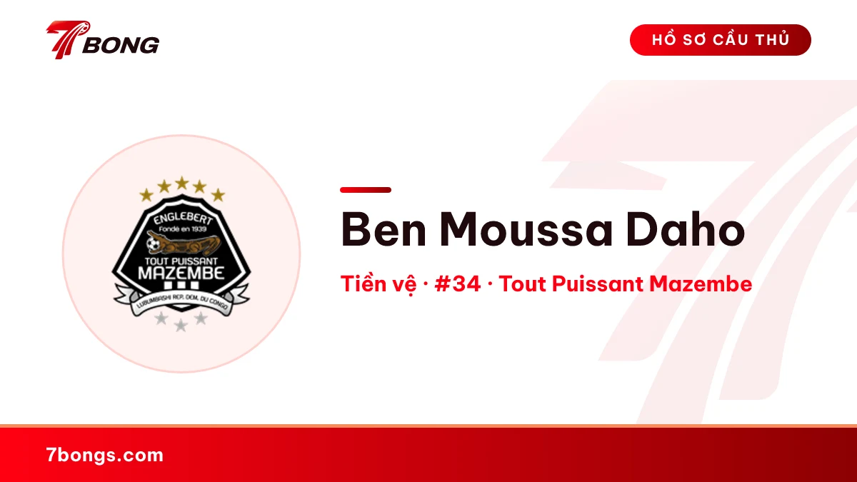 Ben Moussa Daho — Tout Puissant Mazembe