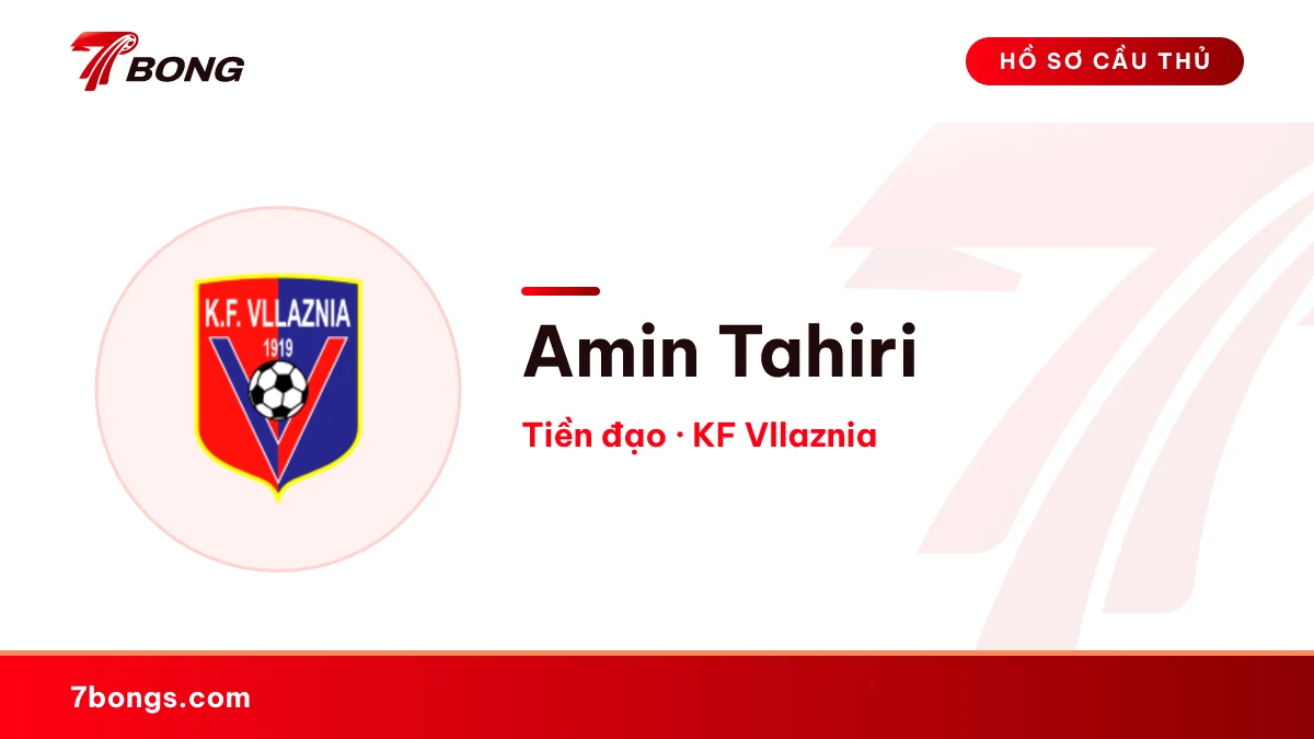 Amin Tahiri — KF Vllaznia
