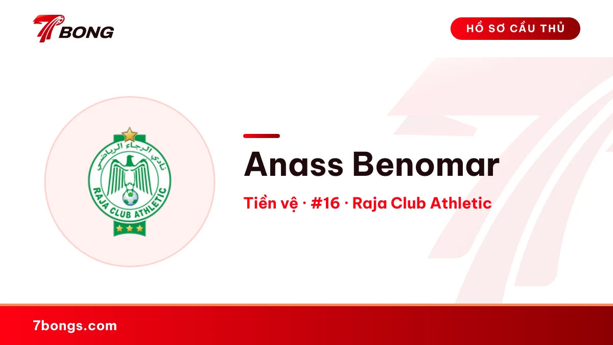Anass Benomar — Raja Club Athletic