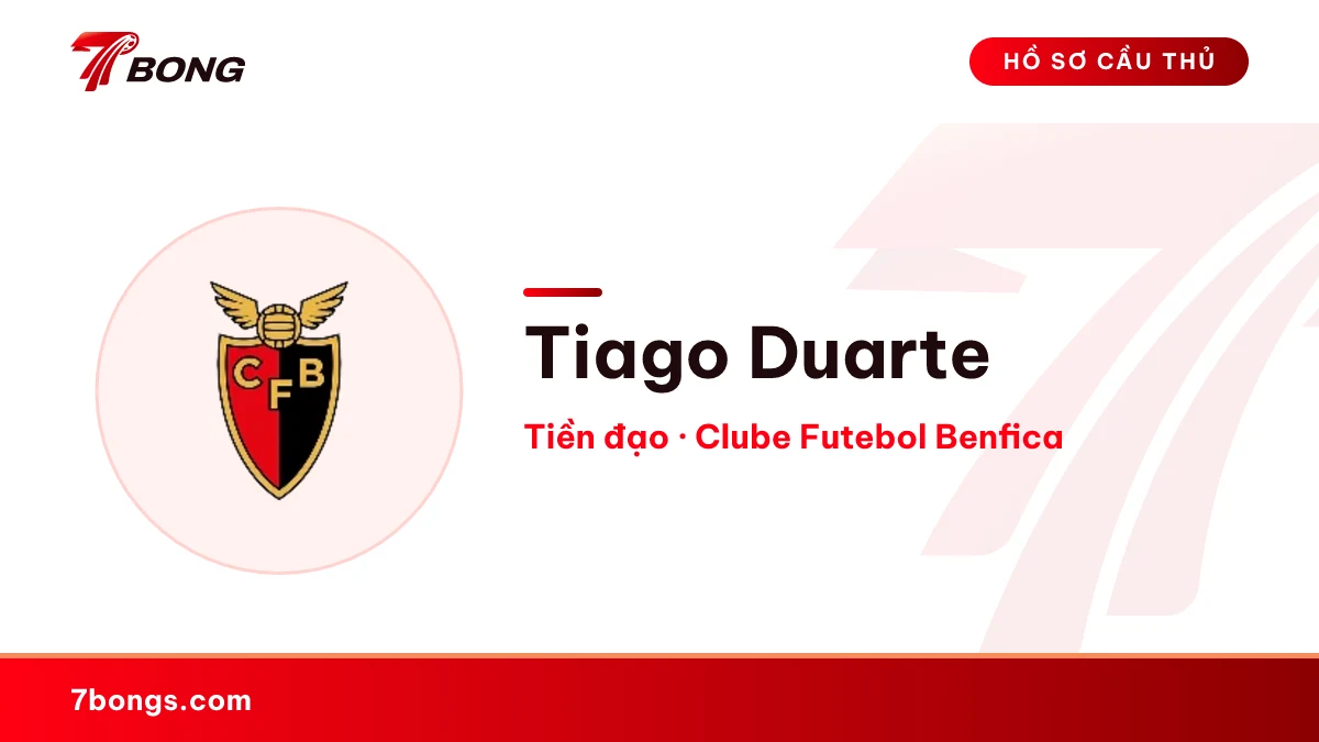 Tiago Duarte — Clube Futebol Benfica