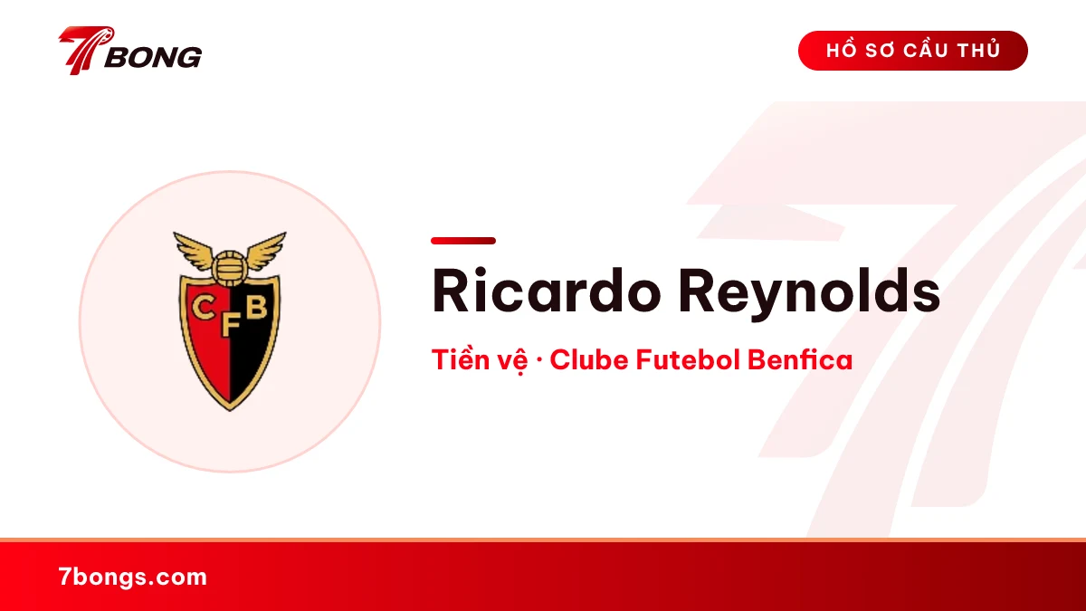Ricardo Reynolds — Clube Futebol Benfica