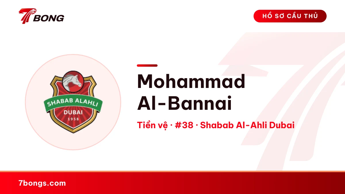 Mohammad Al-Bannai — Shabab Al-Ahli Dubai