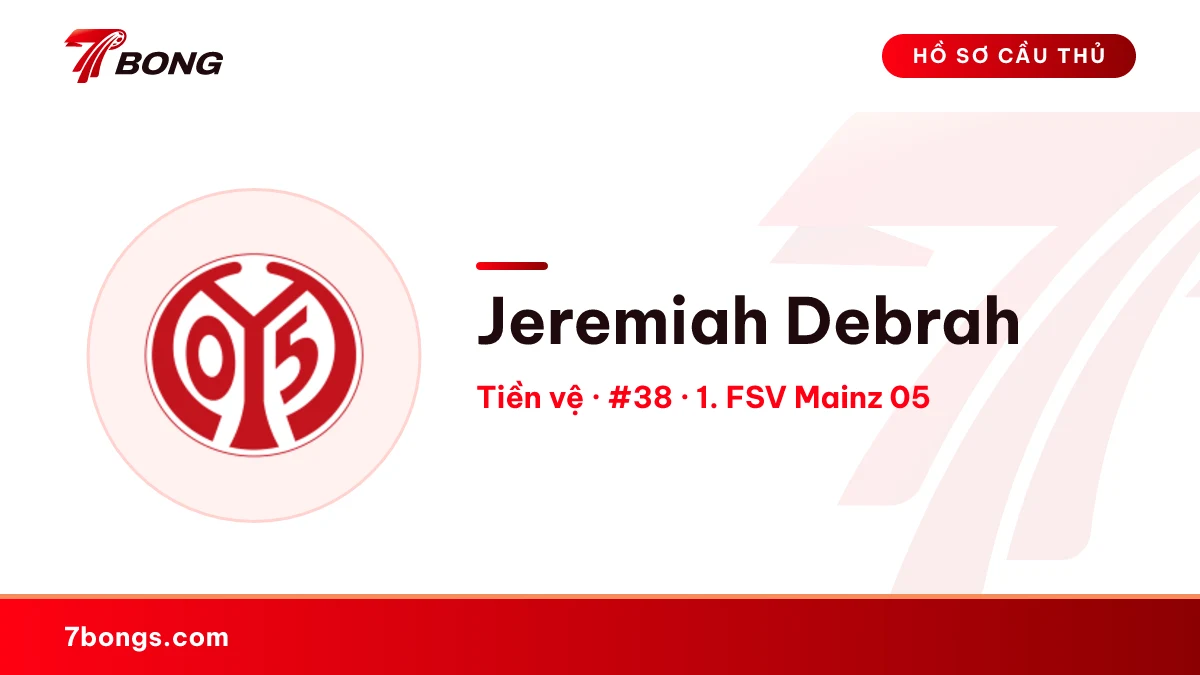 Jeremiah Debrah — 1. FSV Mainz 05