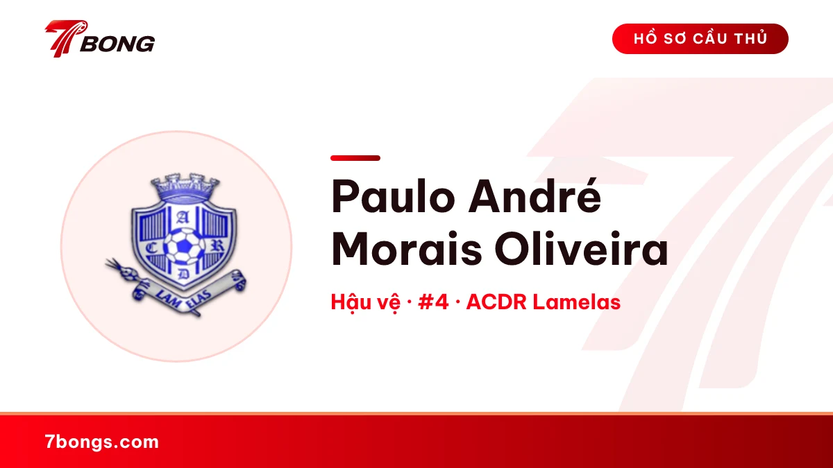Paulo André Morais Oliveira — ACDR Lamelas