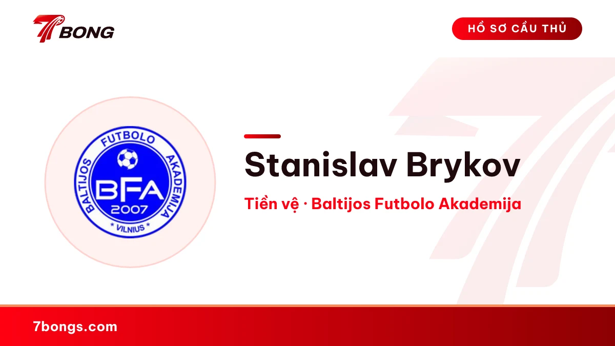 Stanislav Brykov — Baltijos Futbolo Akademija