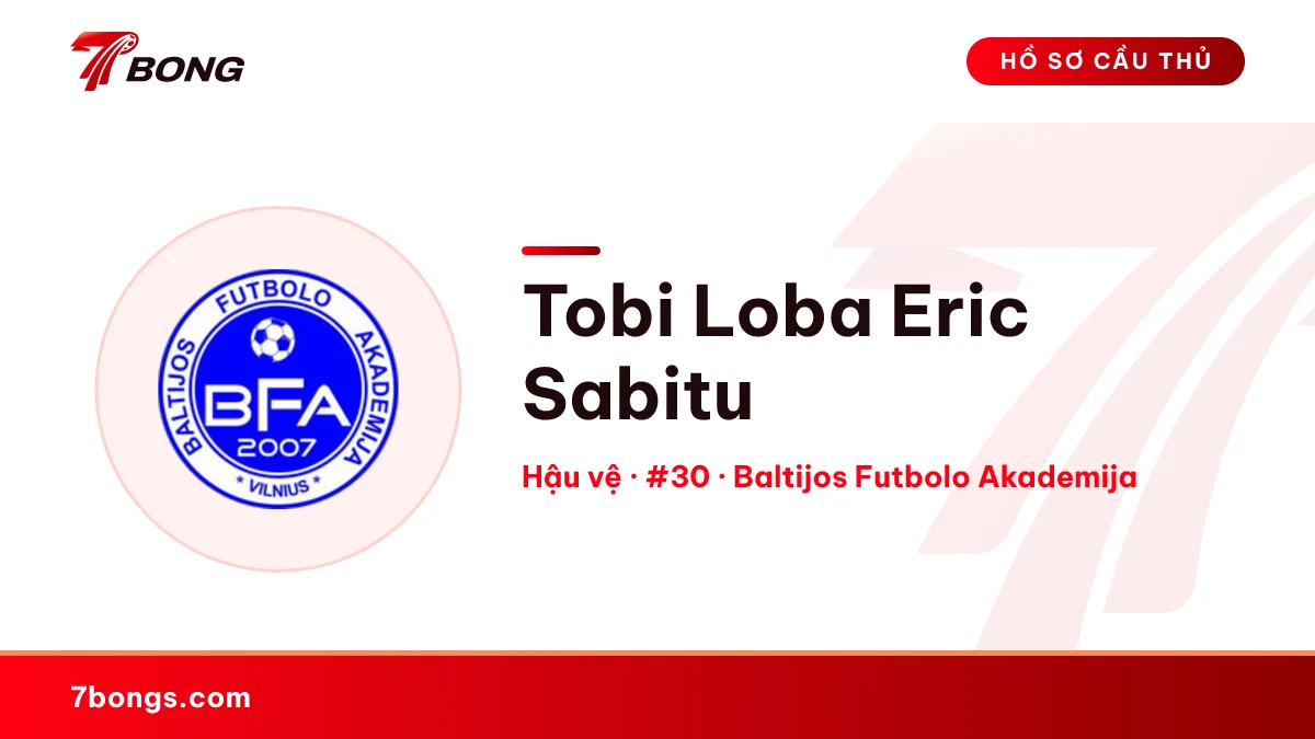 Tobi Loba Eric Sabitu — Baltijos Futbolo Akademija