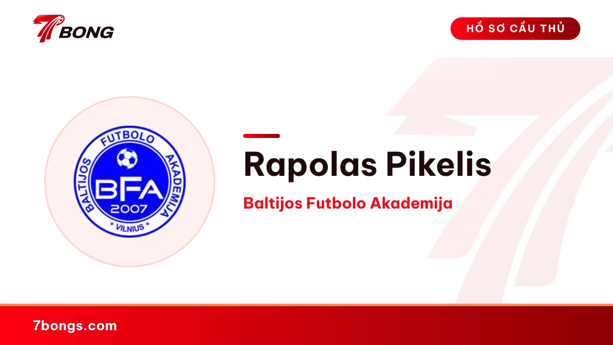 Rapolas Pikelis — Baltijos Futbolo Akademija