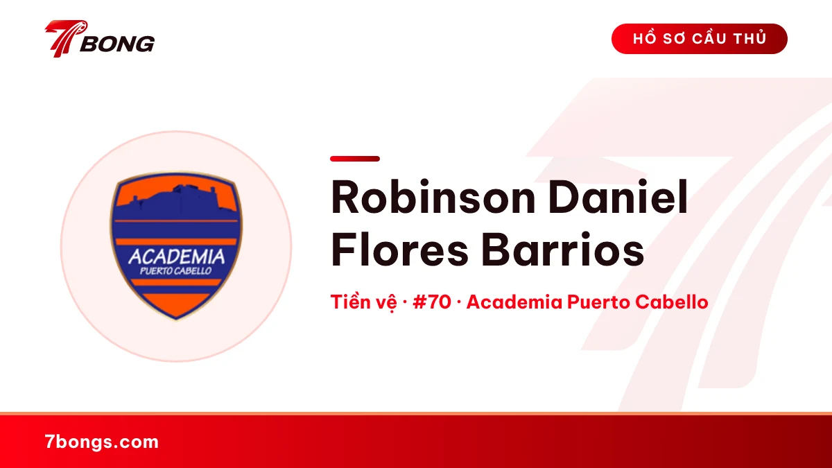 Robinson Daniel Flores Barrios — Academia Puerto Cabello