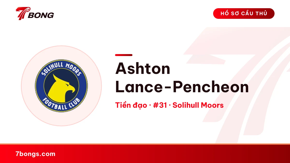 Ashton Lance-Pencheon — Solihull Moors