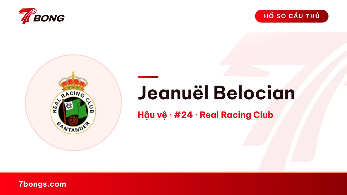 Jeanuël Belocian — Real Racing Club