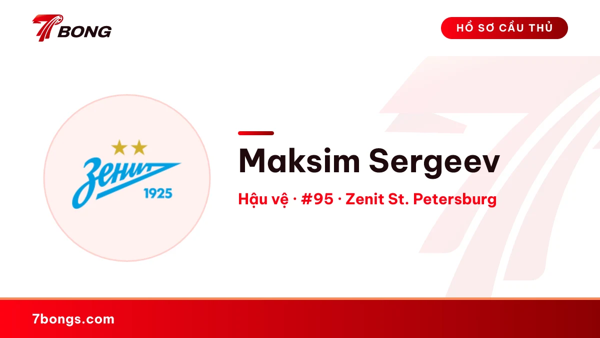 Maksim Sergeev — Zenit St. Petersburg