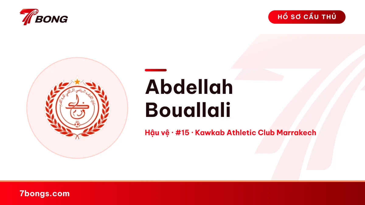 Abdellah Bouallali — Kawkab Athletic Club Marrakech