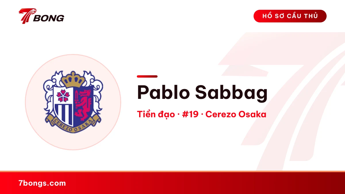 Pablo Sabbag — Cerezo Osaka