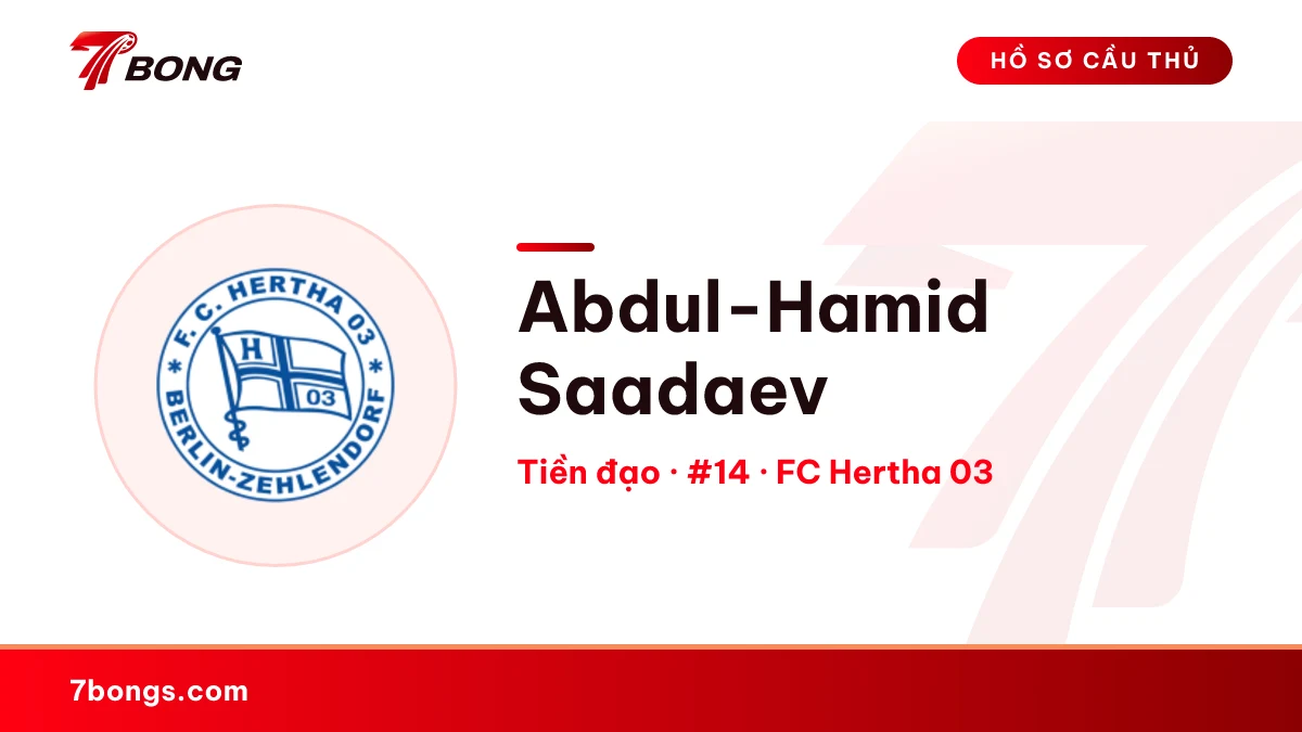 Abdul-Hamid Saadaev — FC Hertha 03
