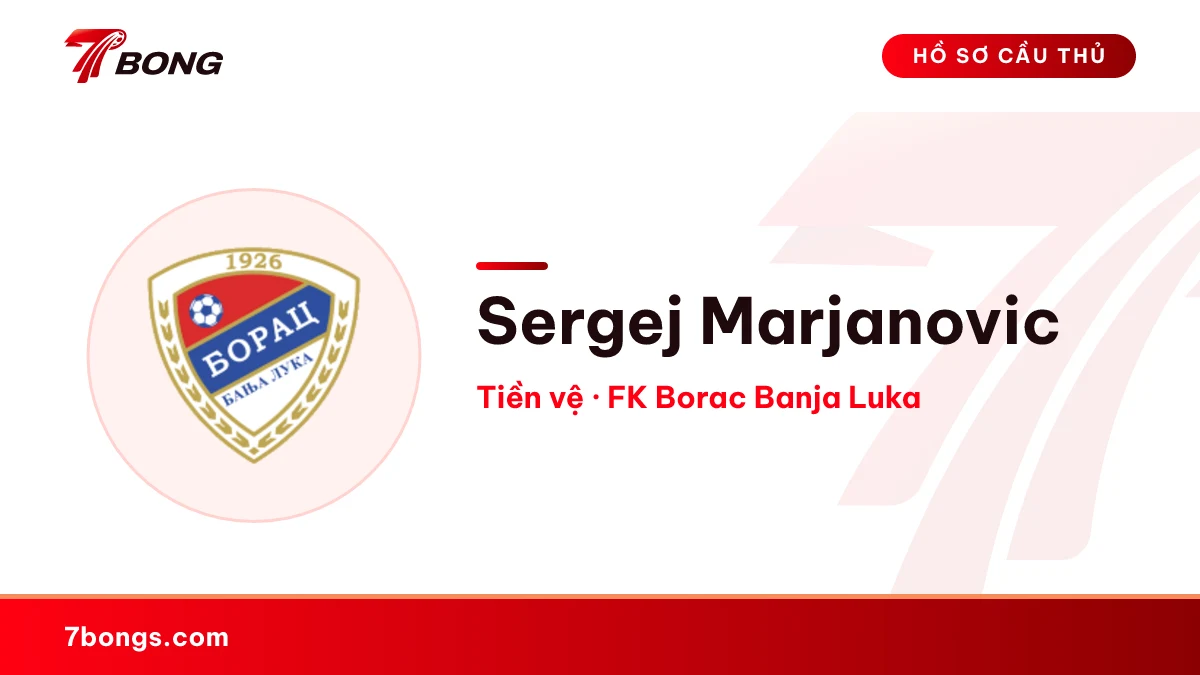 Sergej Marjanovic — FK Borac Banja Luka